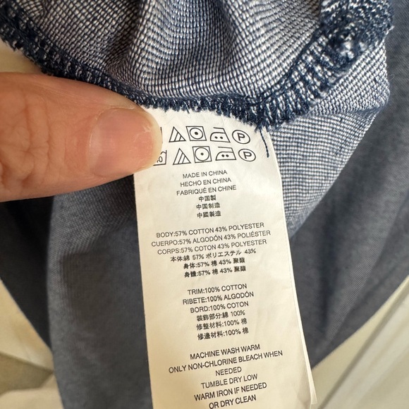 Michael Kors Navy Textured Polo - Picture 6 of 6